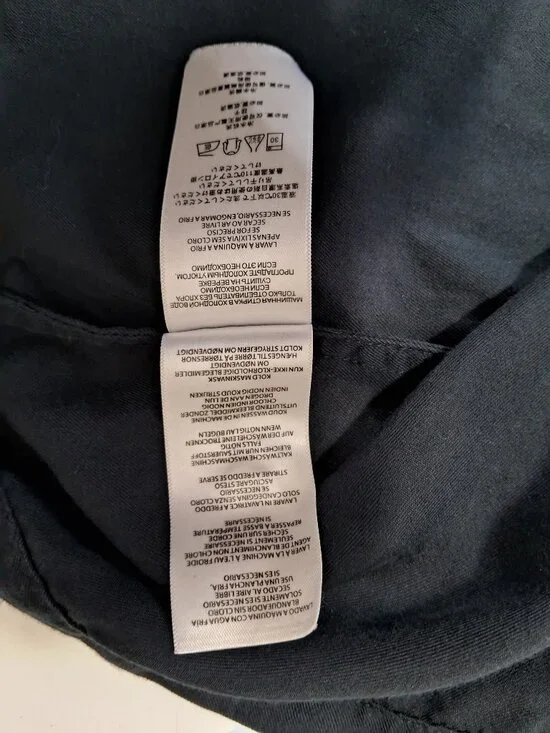 Michael Kors Navy Blue Shirt Dress - Gold Buttons - Picture 10 of 10